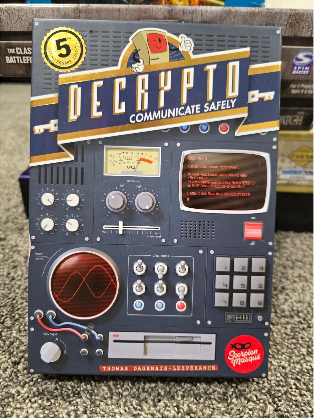 Scorpion Masque Decrypto Board Game Communicate Safely Party Game